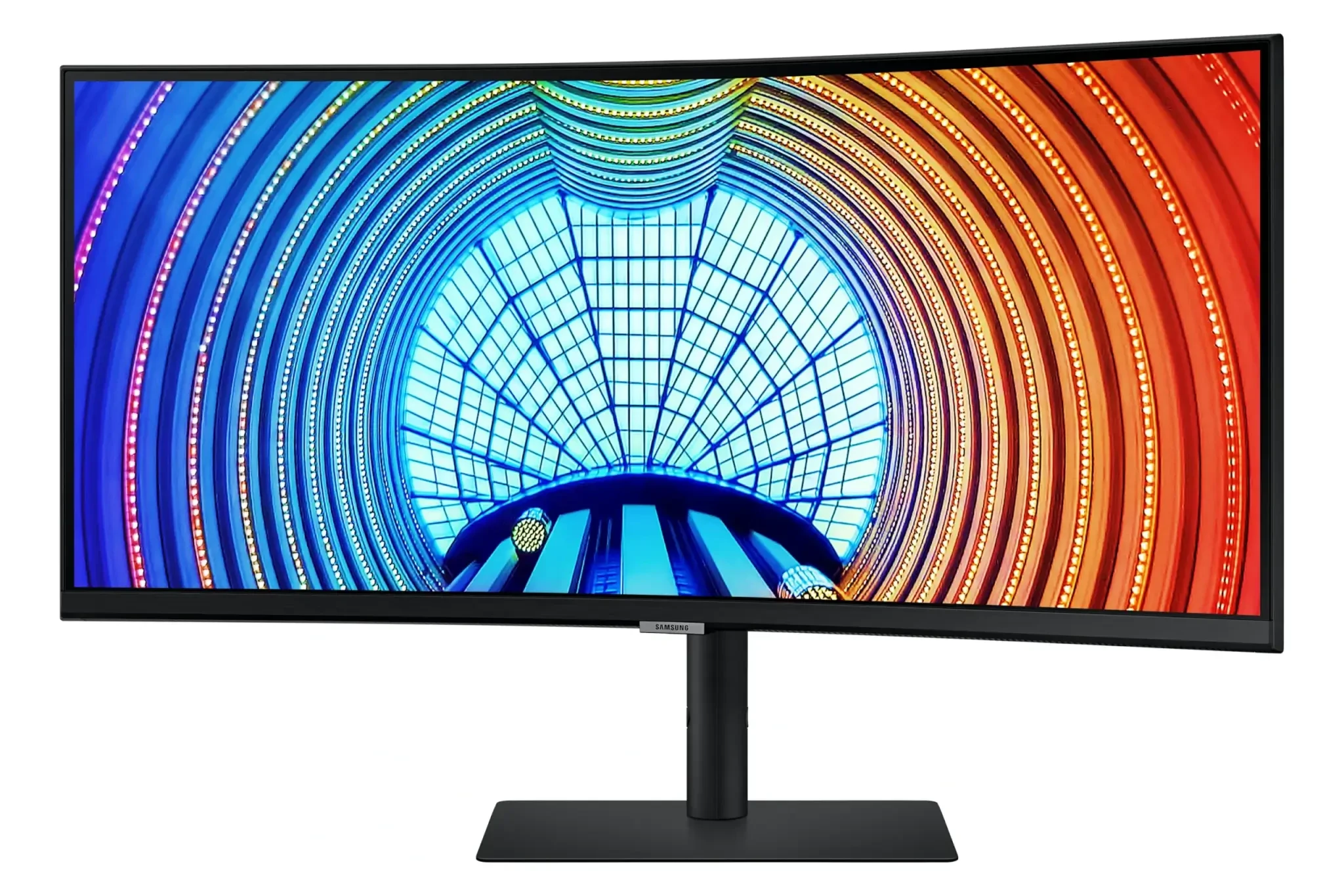מסך מחשב 34" קעור אולטרה רחב 21:9 4K ופאנל VA שחור SAMSUNG | S34A654UBP | 100Hz WQHD