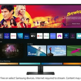 מסך מחשב 42.5 עסקי שטוח ברזולוציה של 4K UHD ופנל VA שחור SAMSUNG S43BM700UM Odyssey
