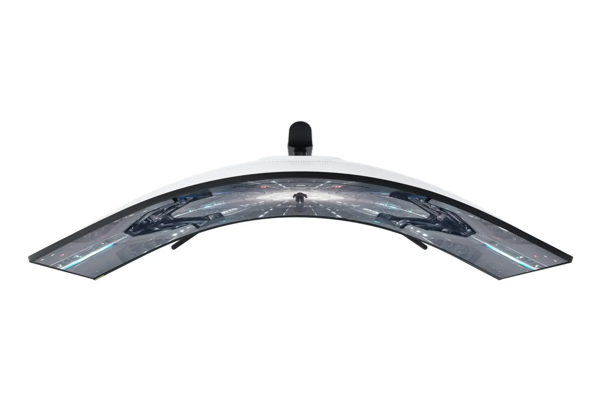 מסך מחשב 48.7 גיימינג קעור QLED לבן קצב רענון 240Hz שחור SAMSUNG C49G95TSSM Odyssey G9