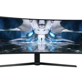 מסך מחשב 48.7 גיימינג קעור QLED לבן קצב רענון 240Hz שחור SAMSUNG S49AG950NM Odyssey G9