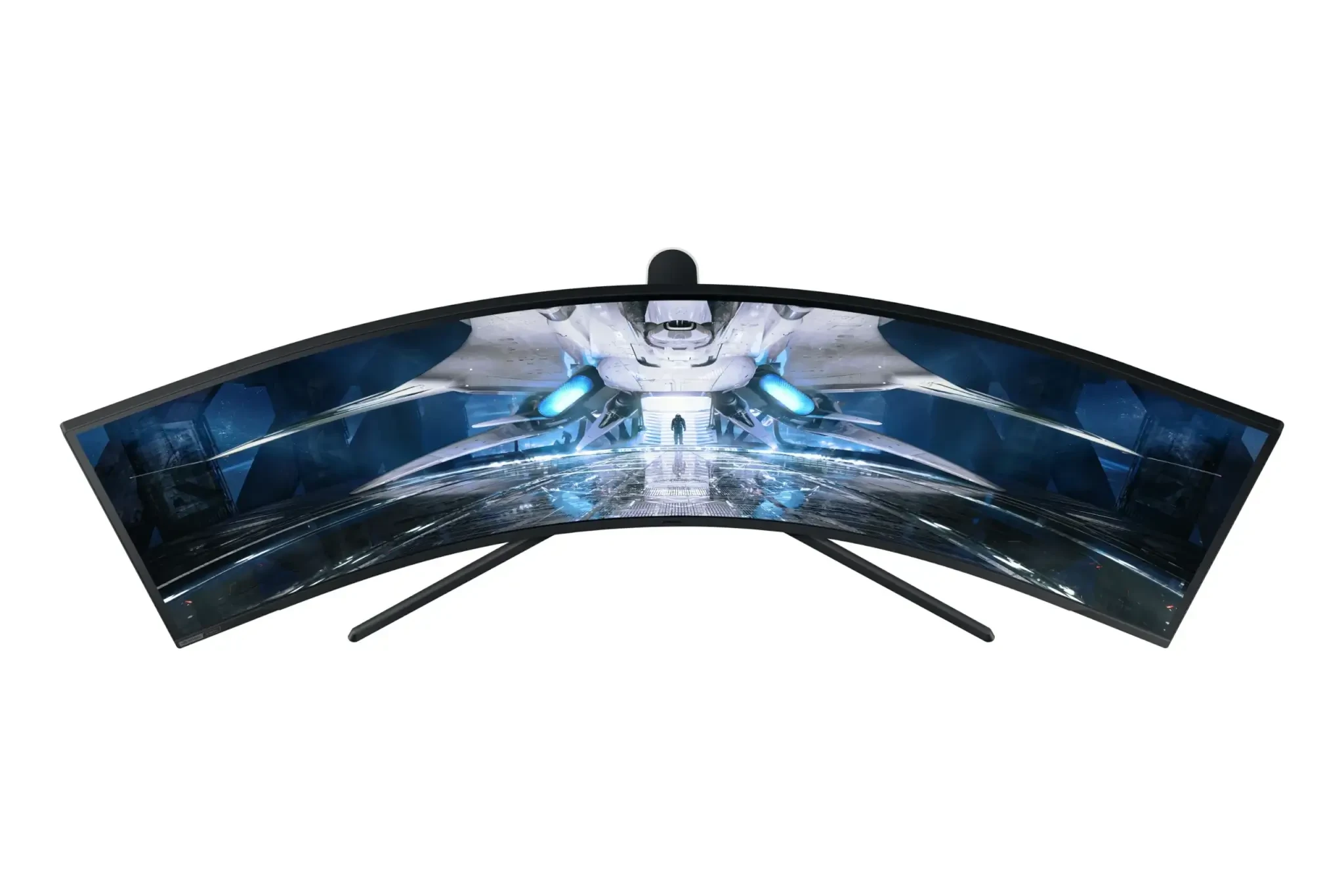 מסך מחשב 48.7 גיימינג קעור QLED לבן קצב רענון 240Hz שחור SAMSUNG S49AG950NM Odyssey G9