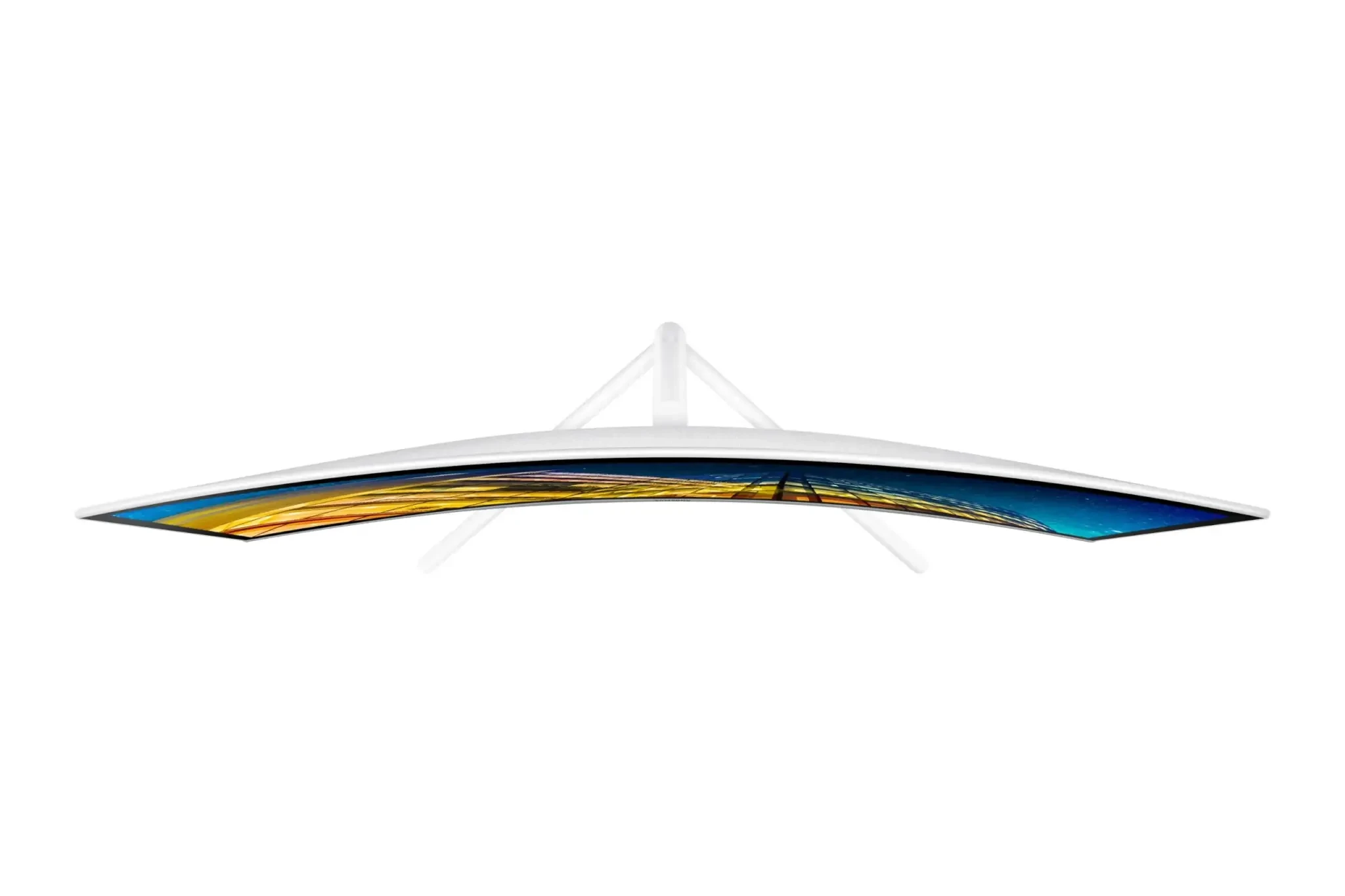 מסך מחשב חכם 31.5 קעור ברזולוציה של 4K UHD ופנל VA לבן SAMSUNG U32R591CWP Odyssey