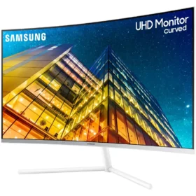 מסך מחשב חכם 31.5 קעור ברזולוציה של 4K UHD ופנל VA לבן SAMSUNG U32R591CWP Odyssey