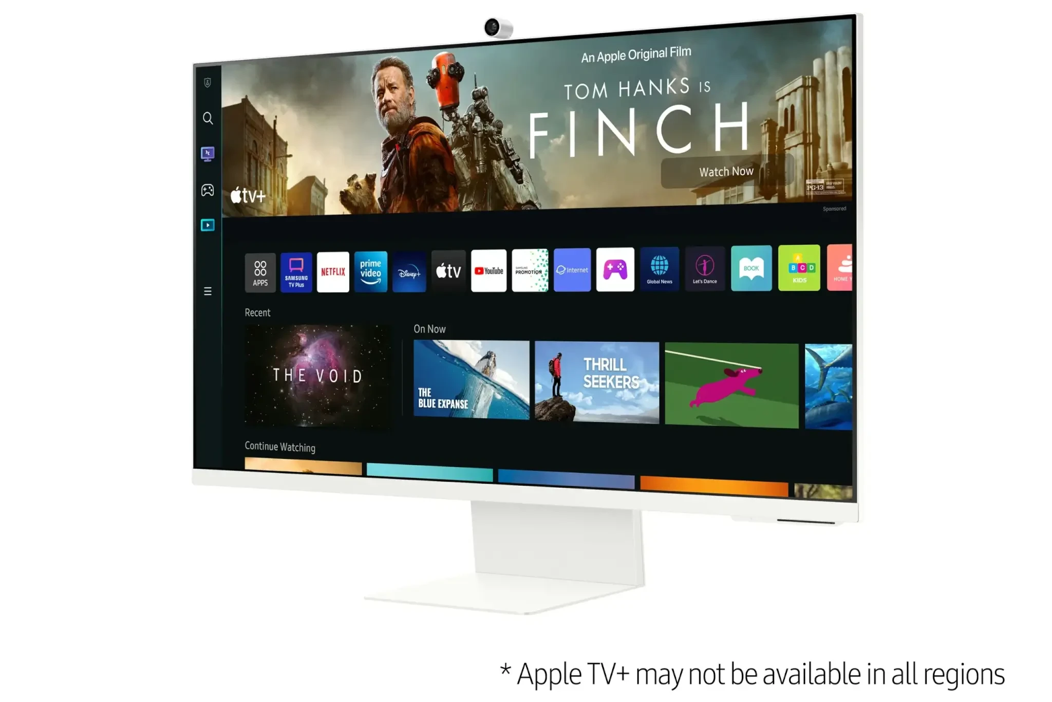 מסך מחשב חכם 31.5 שטוח ברזולוציה של 4K UHD ופנל VA לבן SAMSUNG S32BM801UM Odyssey