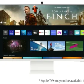 מסך מחשב חכם 31.5 שטוח ברזולוציה של 4K UHD ופנל VA לבן SAMSUNG S32BM801UM Odyssey