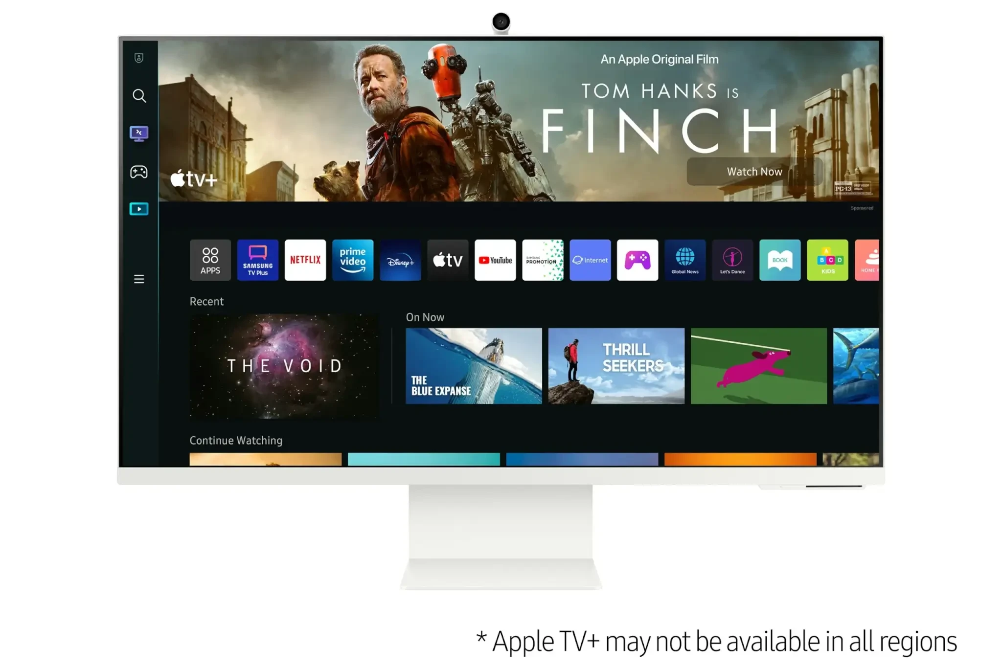 מסך מחשב חכם 31.5 שטוח ברזולוציה של 4K UHD ופנל VA לבן SAMSUNG S32BM801UM Odyssey