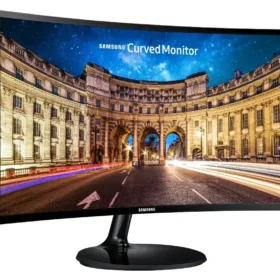 מסך מחשב קעור 23.5 פאנל VA שוליים דקים SAMSUNG C24F390FH 60Hz FHD