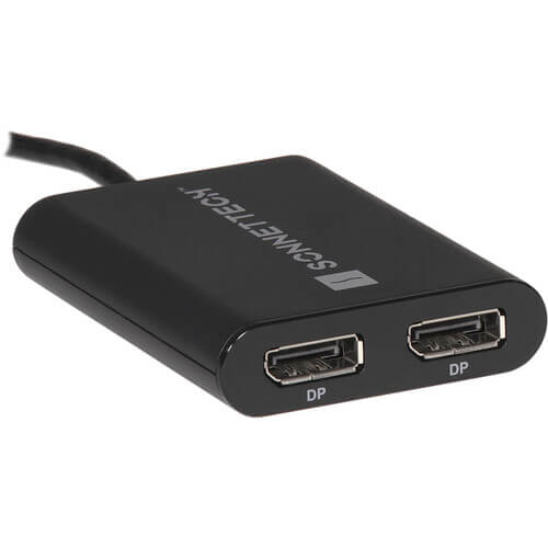 מתאם Thunderbolt Dual 4K 60Hz DisplayPort עבור מחשבי M1 ו-M2 בצבע שחור SONNET 732311013225