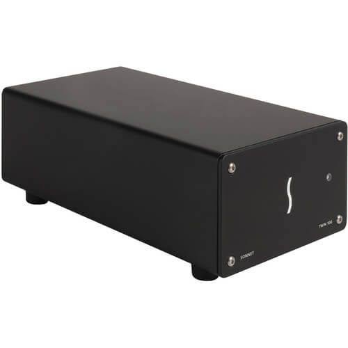 מתאם Twin10G SFP+ Dual-Port 10 Gbs Thunderbolt 3 צבע שחור SONNET 732311012105