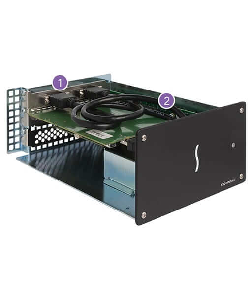 פתרון להרחבת כרטיס Echo Express SE - Thunderbolt 3 Edition בצבע שחור SONNET 0732311012051