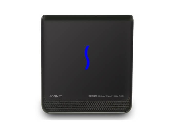 פתרון להרחבת כרטיס eGFX Breakaway Box 550 בצבע שחור SONNET 732311012303
