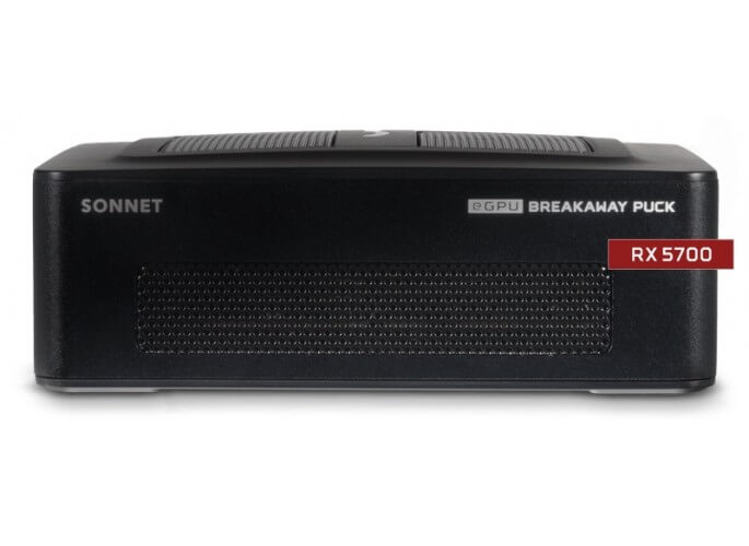 פתרון להרחבת כרטיס eGPU Breakaway Puck Radeon RX 5700 בצבע שחור SONNET 732311013133