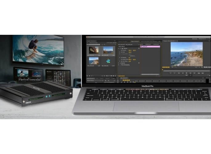 קורא כרטיסים CFast 2.0 Pro - Thunderbolt 3 חיבור TYPE-C שחור