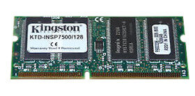 זיכרון כולל 128MB PC100 100MHz non-ECC Unbuffered CL3 בצבע ירוק HyperX KTD-INSP7500128