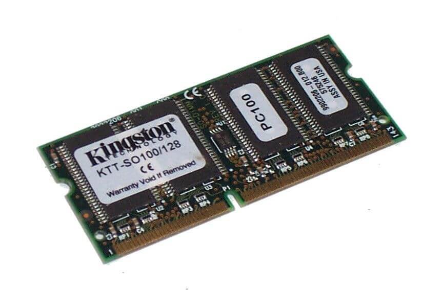 זיכרון כולל 128MB PC100 100MHz non-ECC בצבע ירוק HyperX KTT-SO100128