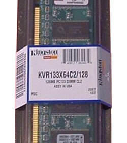זיכרון כולל 128MB PC133 133MHz non-ECC בצבע ירוק HyperX KVR133X64C2128