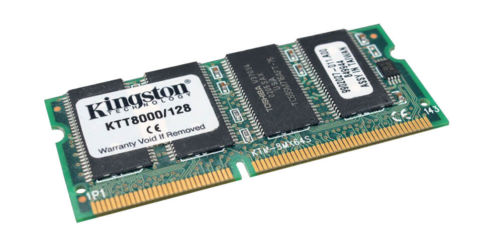 זיכרון כולל 128MB PC66 66MHz non-ECC בצבע ירוק HyperX KTT8000128