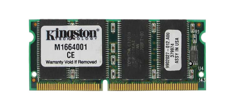 זיכרון כולל 128MB PC66 66MHz non-ECC בצבע ירוק HyperX M1664001