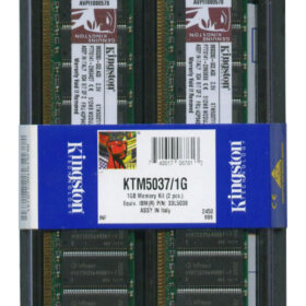 זיכרון כולל 1GB Kit (2 X 512MB) PC2100 DDR-266MHz בצבע ירוק HyperX KTM50371G