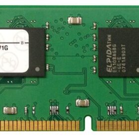 זיכרון כולל 1GB PC2-4200 DDR2-533MHz non-ECC בצבע ירוק HyperX KVR533D2N41G