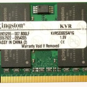 זיכרון כולל 1GB PC2-4200 DDR2-533MHz non-ECC בצבע ירוק HyperX KVR533D2S41G