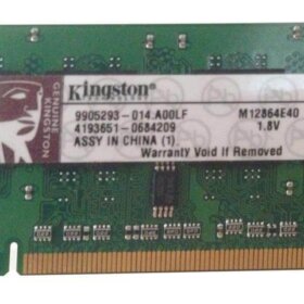 זיכרון כולל 1GB PC2-4200 DDR2-533MHz non-ECC בצבע שחור HyperX M12864E40