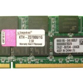זיכרון כולל 1GB PC2700 DDR-333MHz non-ECC בצבע ירוק HyperX KTH-ZD70001G