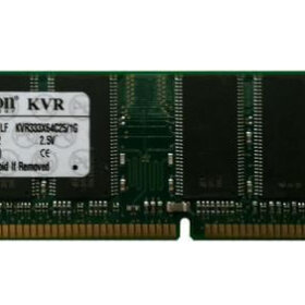זיכרון כולל 1GB PC2700 DDR-333MHz non-ECC בצבע ירוק HyperX KVR333X64C251G