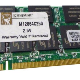 זיכרון כולל 1GB PC2700 DDR-333MHz non-ECC בצבע שחור HyperX M12864C250
