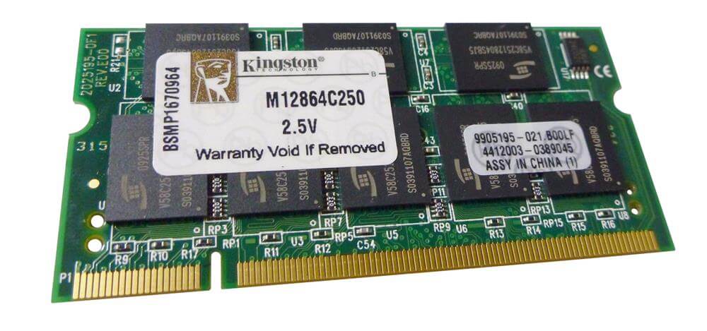 זיכרון כולל 1GB PC2700 DDR-333MHz non-ECC בצבע שחור HyperX M12864C250