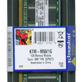 זיכרון כולל 1GB PC3200 DDR-400MHz non-ECC Unbuffered CL3 בצבע ירוק HyperX KTM-M501G