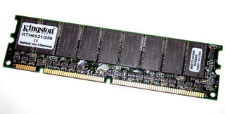 זיכרון כולל 256MB 100MHz PC100 Non-ECC Unbuffered CL2 בצבע ירוק HyperX KTH6521256