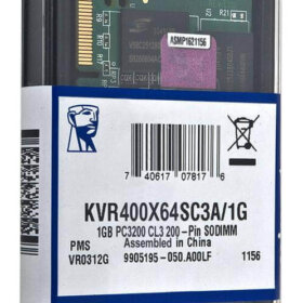 זיכרון כולל 256MB DDR-400MHz PC3200 non-ECC בצבע ירוק HyperX KVR400X64SC3A256
