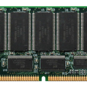 זיכרון כולל 256MB PC133 133MHz ECC בצבע ירוק HyperX KVR133X72RC3256-IS