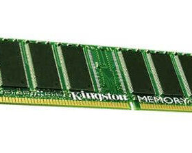 זיכרון כולל 256MB PC2100 DDR-266MHz Registered ECC CL2.5 184-Pin DIMM בצבע ירוק HyperX KTC7494256