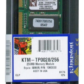 זיכרון כולל 256MB PC2100 DDR-266MHz non-ECC בצבע ירוק HyperX KTM-TP0028256
