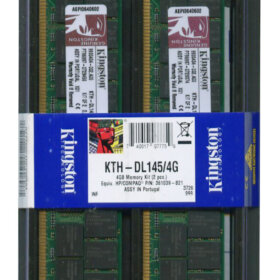זיכרון כולל 4GB Kit (2 X 2GB) DDR-333MHz PC2700 ECC בצבע ירוק HyperX KTH-DL1454G