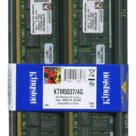 זיכרון כולל 4GB Kit (2 X 2GB) PC2100 DDR-266MHz בצבע ירוק HyperX KTM50374G