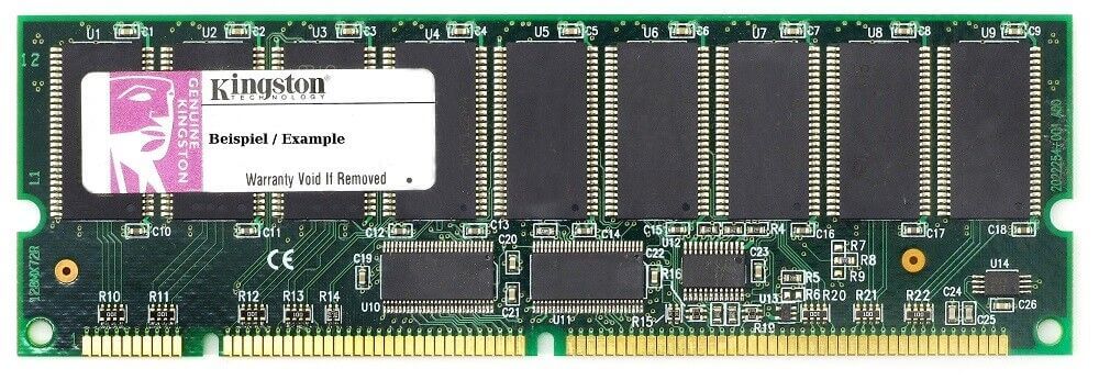 זיכרון כולל 512MB 100MHz PC100 ECC Registered CL2 בצבע ירוק HyperX KTC3617512