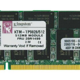 זיכרון כולל 512MB DDR-333MHz PC2700 non-ECC בצבע ירוק HyperX KTM-TP9828512