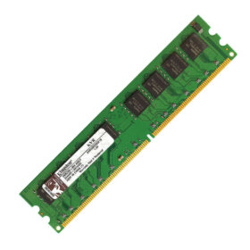 זיכרון כולל 512MB DDR2-400MHz PC2-3200 Non-ECC בצבע ירוק HyperX KVR400D2N3512