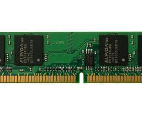 זיכרון כולל 512MB DDR2-533MHz PC2-4200 Non-ECC Unbuffered CL4 בצבע ירוק HyperX KTD-DM8400A512