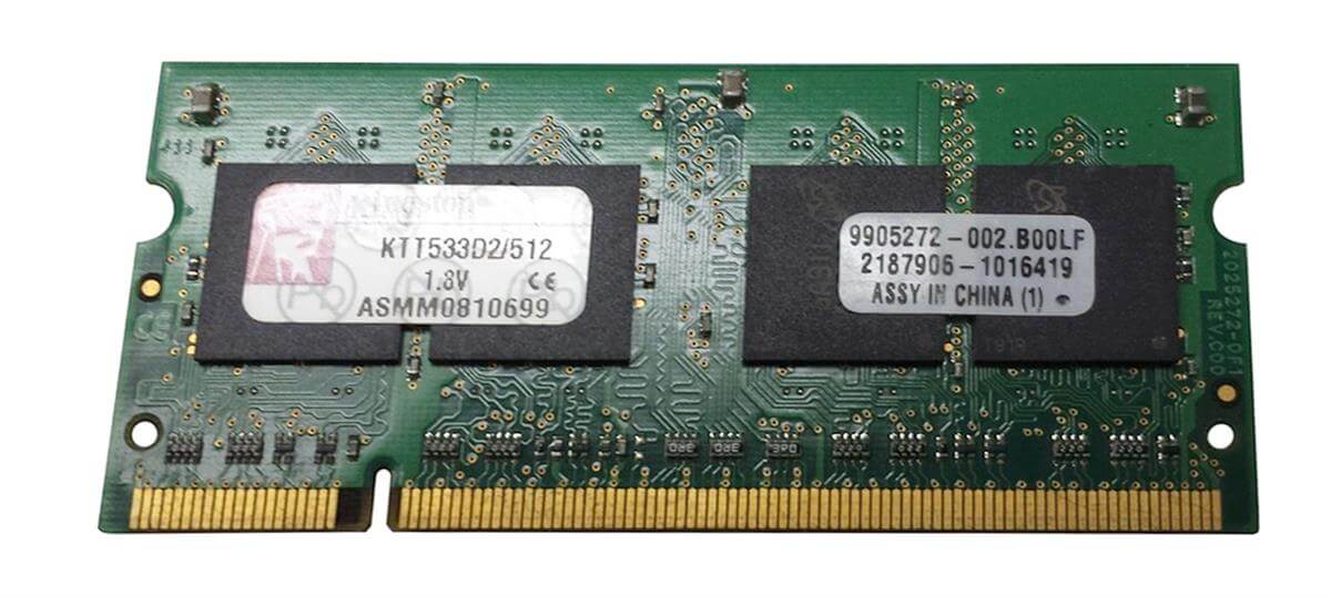זיכרון כולל 512MB DDR2-533MHz PC2-4200 non-ECC בצבע ירוק HyperX KTT533D2512