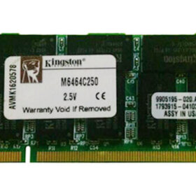 זיכרון כולל 512MB DDR2-533MHz PC2-4200 non-ECC בצבע ירוק HyperX M6464E40