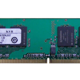 זיכרון כולל 512MB DDR2-667MHz PC2-5300 Non-ECC בצבע ירוק HyperX KVR667D2N5512