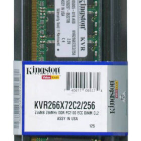 זיכרון כולל 512MB PC2100 DDR-266MHz ECC בצבע ירוק HyperX KVR266X72C2512