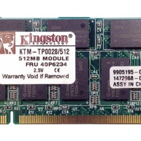 זיכרון כולל 512MB PC2100 DDR-266MHz non-ECC בצבע ירוק HyperX KTM-TP0028512