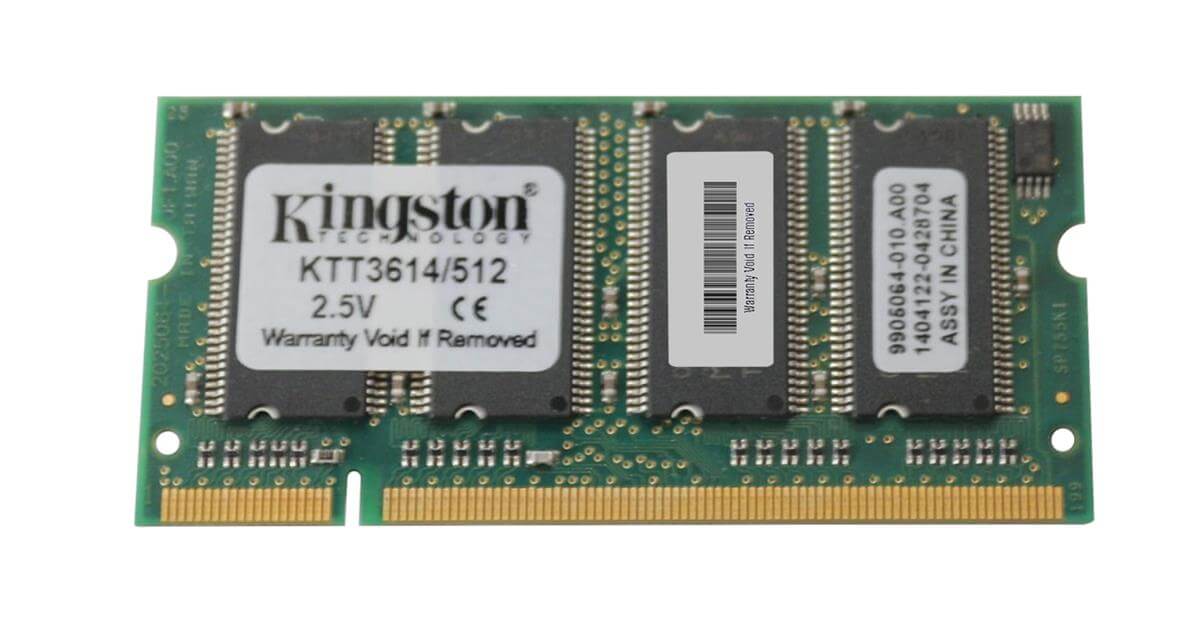 זיכרון כולל 512MB PC2100 DDR-266MHz בצבע ירוק HyperX KTT3614512