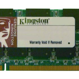 זיכרון כולל 512MB PC2700 DDR-333MHz non-ECC בצבע ירוק HyperX KVR333X64SC25512