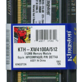 זיכרון כולל 512MB PC3200 DDR-400MHz ECC Unbuffered CL3 בצבע ירוק HyperX KTH-XW4100A512